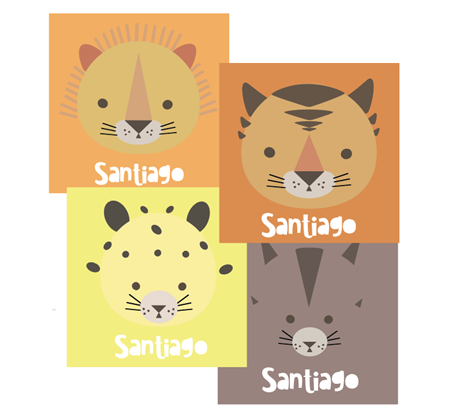 Stickers cuad. Safari 16u Pers